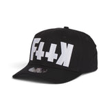 F++K Bold Logo Premium Cotton Baseball Cap – Black & White Edition