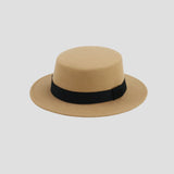 Classic Flat Brim Fedora