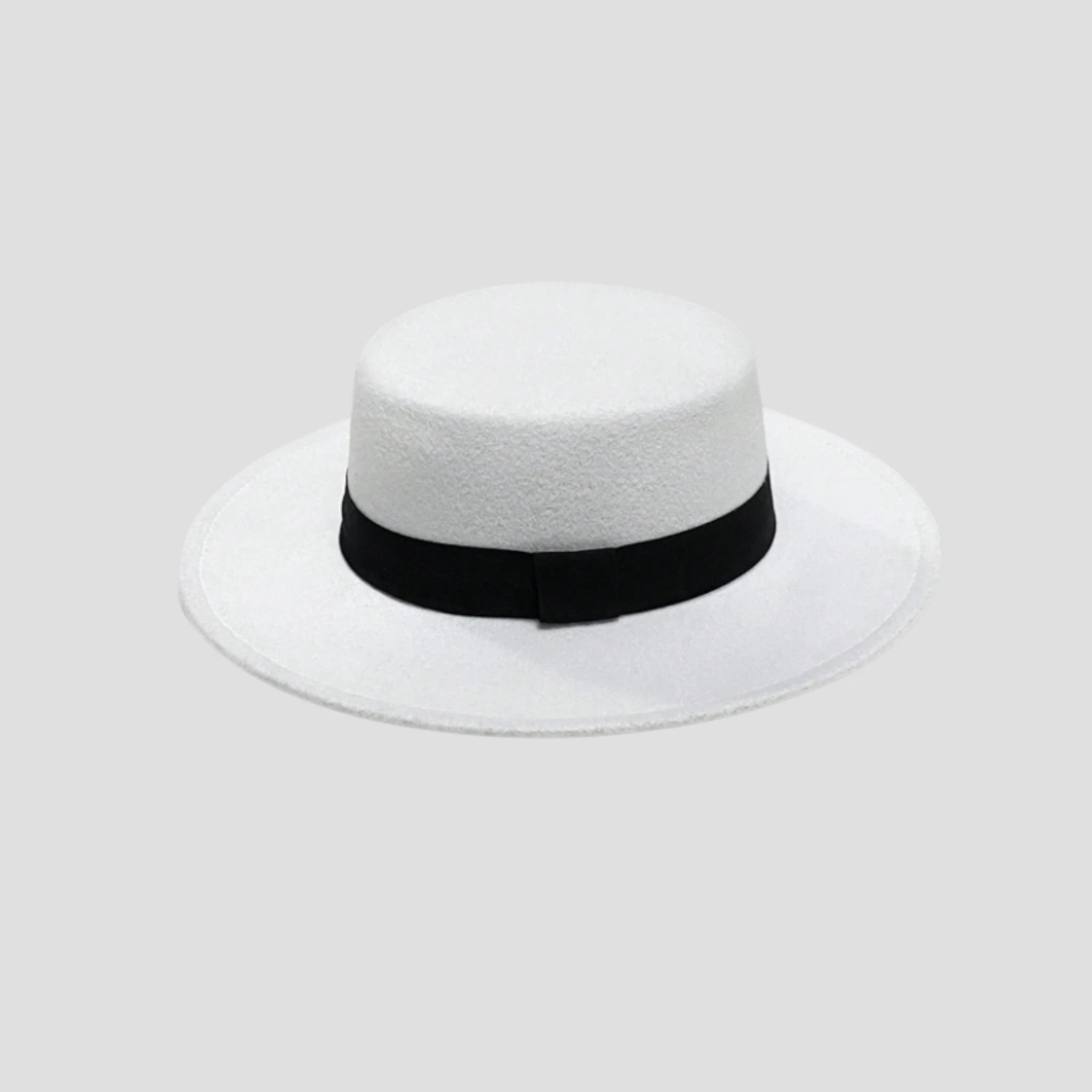Classic Flat Brim Fedora
