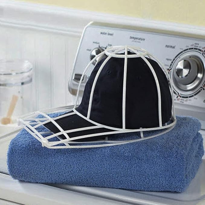 Cap Washer Baseball Sport Hat Cleaner Cleaning Hat Rack Cage - White