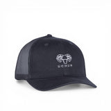 BabaCap Trucker Cap, Black, Cotton Blend, Mesh Back, Adjustable, Embroidered Detail, Curved Brim, for Men and Women
