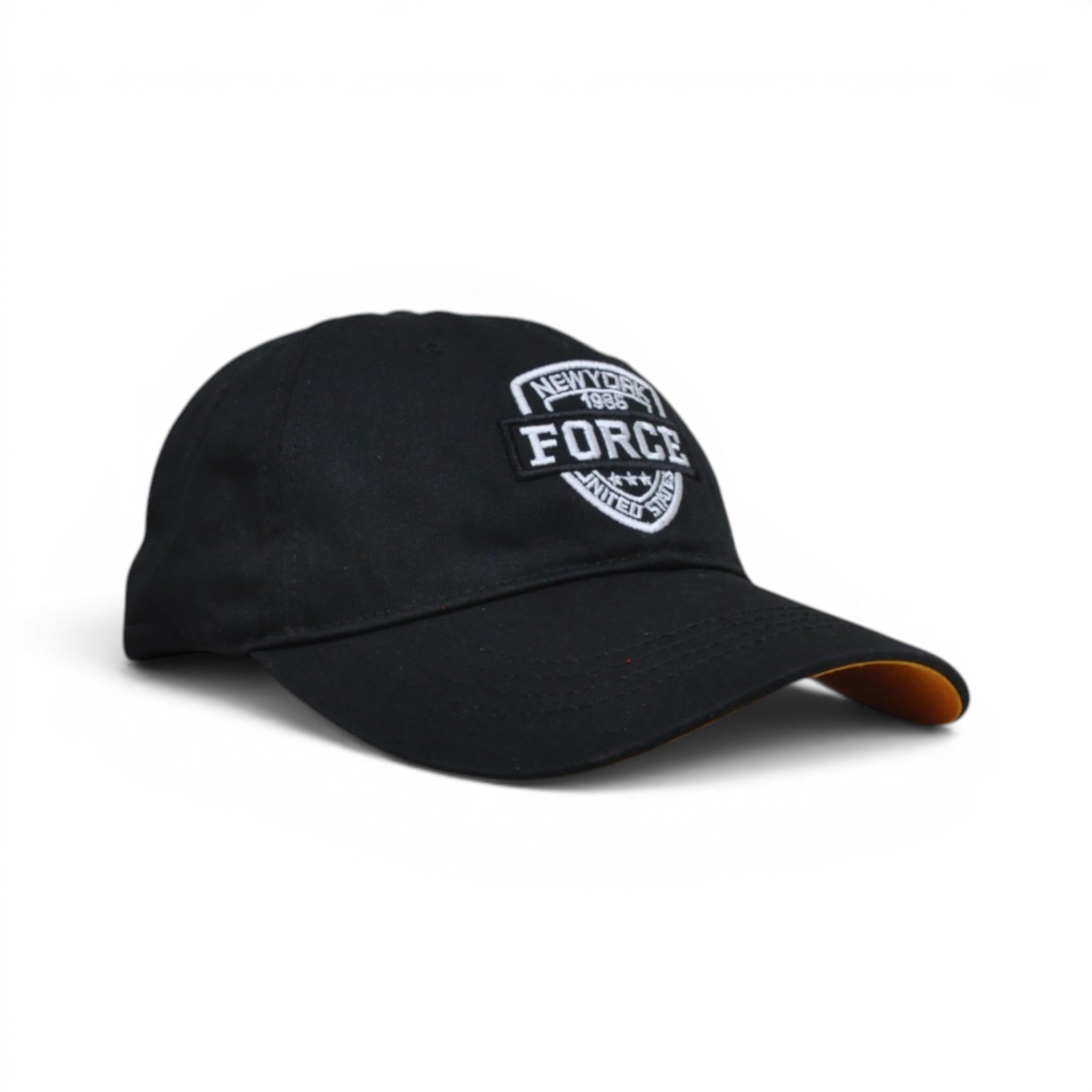 BABA CAP Premium Embroidered Dad Cap-FORCE – Adjustable Unisex Casual Hat, Black