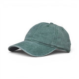 BABA CAP Vintage Washed Denim Dad Cap – Adjustable Unisex Casual Hat, Dusty Pink