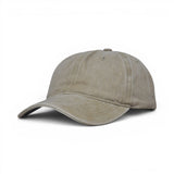 BABA CAP Vintage Washed Denim Dad Cap – Adjustable Unisex Casual Hat, Dusty Pink
