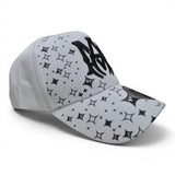 Premium Star Pattern Baseball Cap – 3D Embroidered Letter, Adjustable Unisex Casual Hat, Black