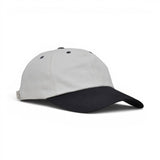 BABA CAP Premium Color Block Dad Cap – Adjustable Unisex Casual Hat, White & Black