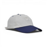 BABA CAP Premium Color Block Dad Cap – Adjustable Unisex Casual Hat, White & Black