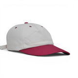 BABA CAP Premium Color Block Dad Cap – Adjustable Unisex Casual Hat, White & Black