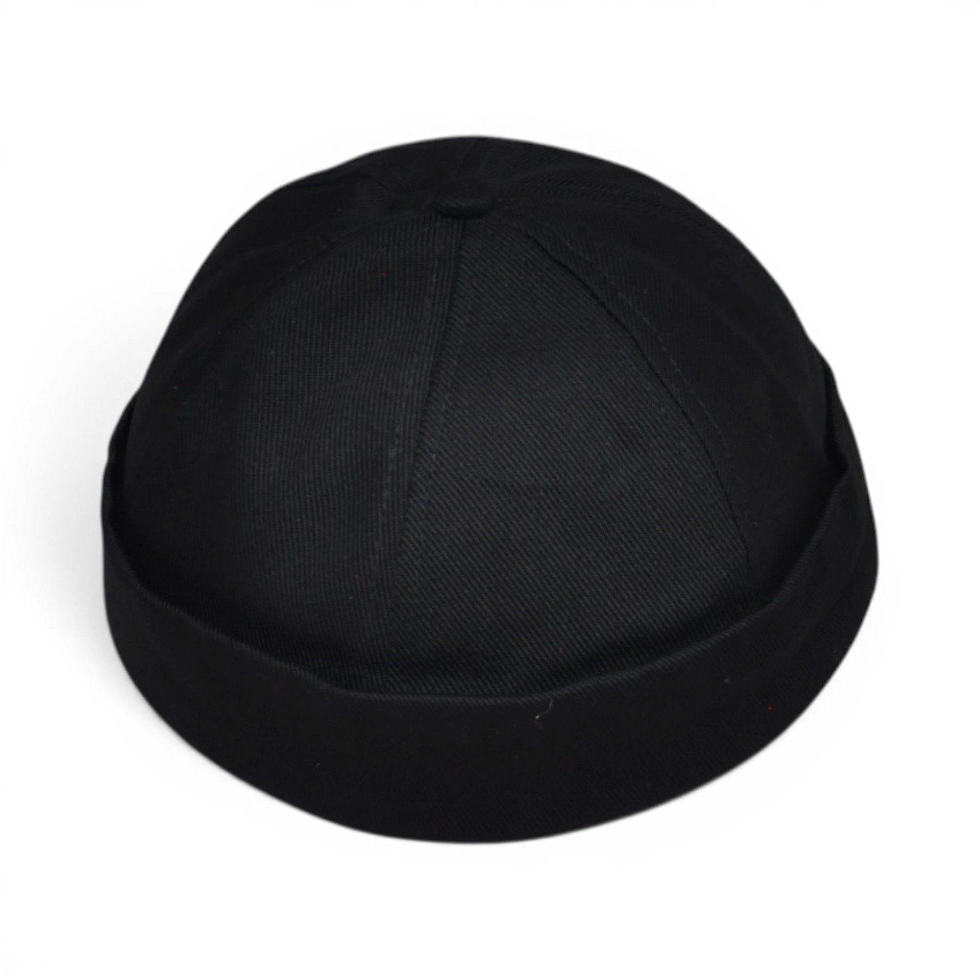 BABA CAP Premium Ribbed Gabardine Docker Hat – Minimalist Brimless Sailor Cap, Unisex