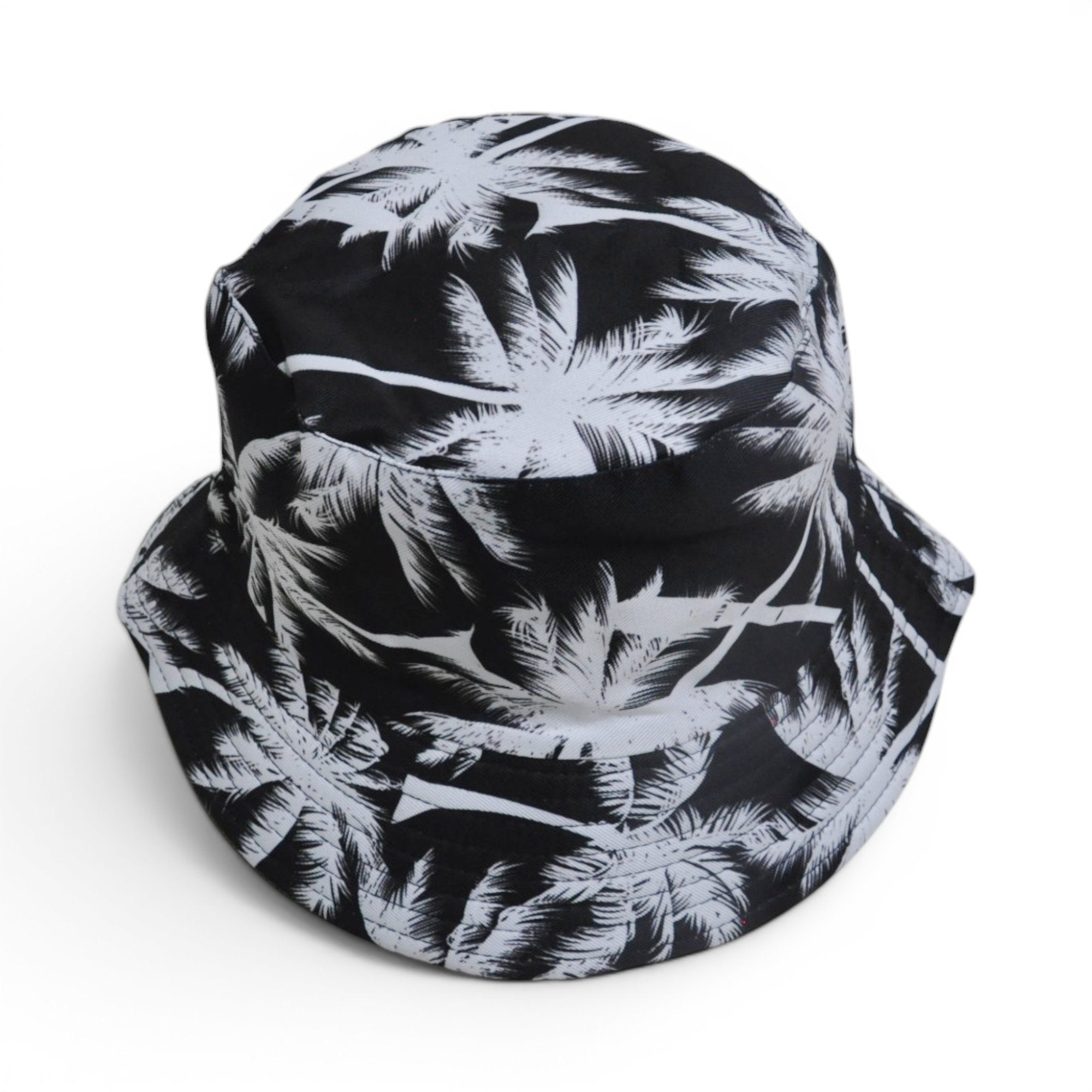 BABA CAP Premium Reversible Bucket Hat – Double Face Bucket Hat, Black & Printed, Unisex Casual Outdoor Hat