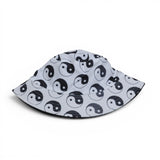 BABA CAP Premium Reversible Bucket Hat – Double Face Bucket Hat, Black & Printed, Unisex Casual Outdoor Hat