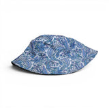 BABA CAP Premium Reversible Bucket Hat – Double Face Bucket Hat, Black & Printed, Unisex Casual Outdoor Hat