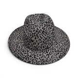 BABA CAP Premium Snake Print Fedora Hat, Wide Brim Fashion Hat, Lightweight Unisex Fedora for Casual & Party Wear