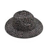 BABA CAP Premium Snake Print Fedora Hat, Wide Brim Fashion Hat, Lightweight Unisex Fedora for Casual & Party Wear