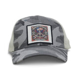 Quote Patch Trucker Cap - Camo