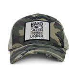 Quote Patch Trucker Cap - Camo