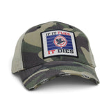 Quote Patch Trucker Cap - Camo