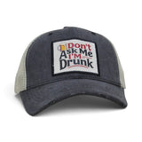 Quote Patch Trucker Cap - BLACK