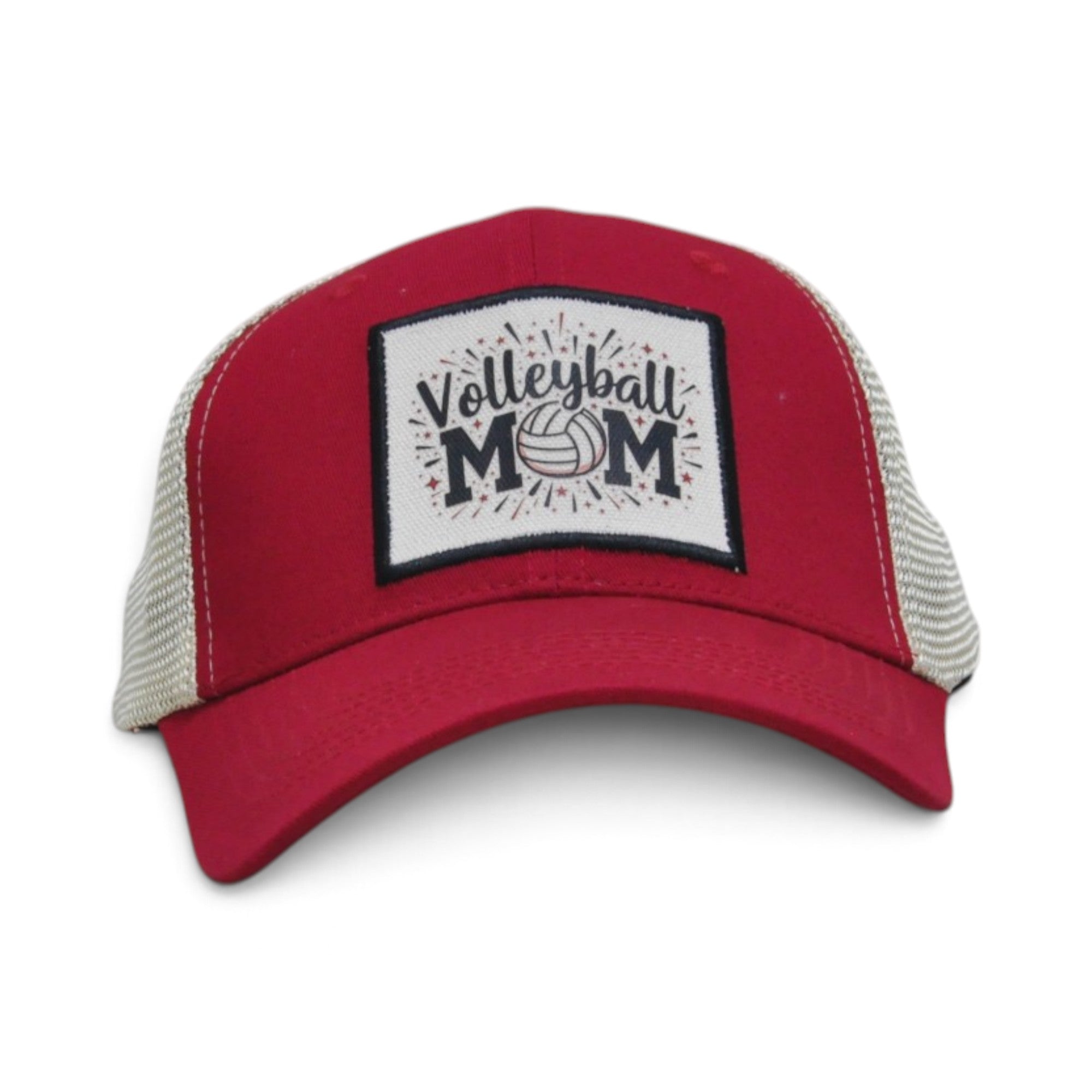 Quote Patch Trucker Cap - RED