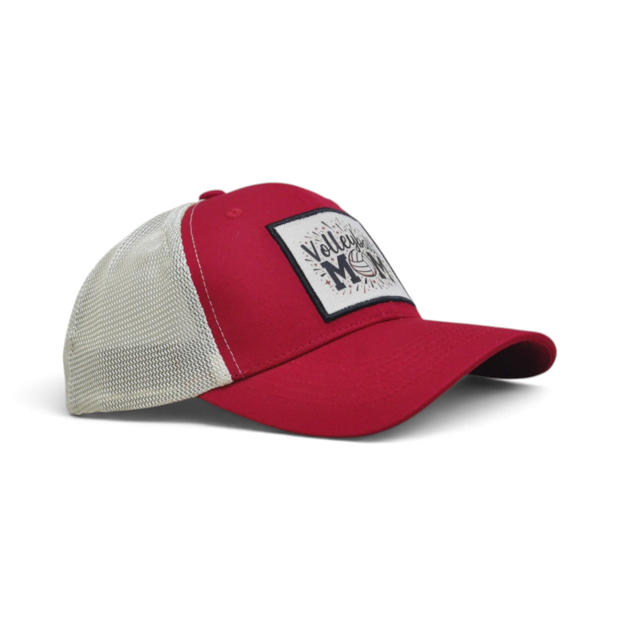 Quote Patch Trucker Cap - RED