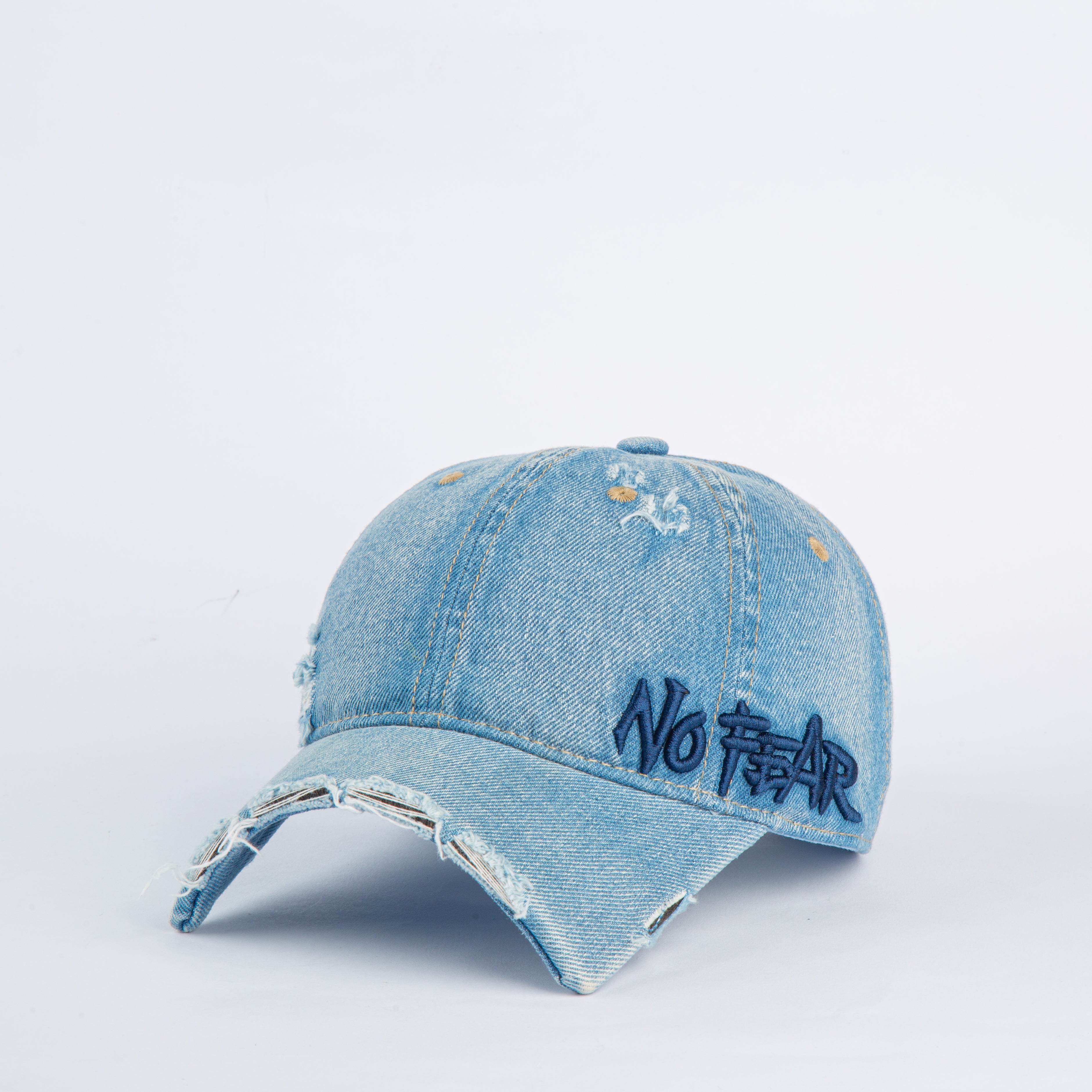UNISEX CUTTING JEANS COTTON CAP