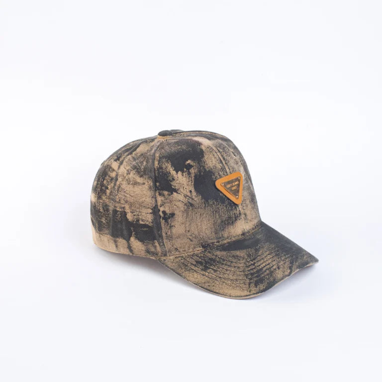 Unisex Stained cotton cap