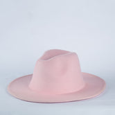 Fedora – Premium Wool Felt Hat - Light gray