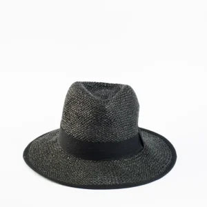 Straw  Mesh Fedora Hat