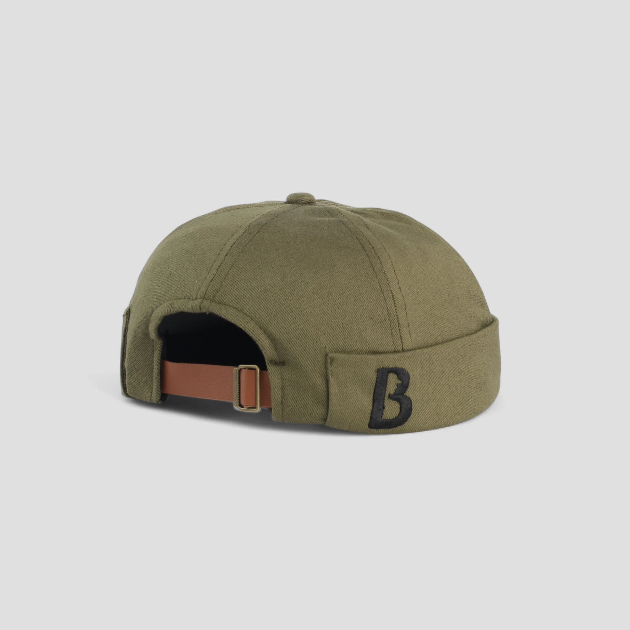 Baba Cap Cotton docker hat-Olive
