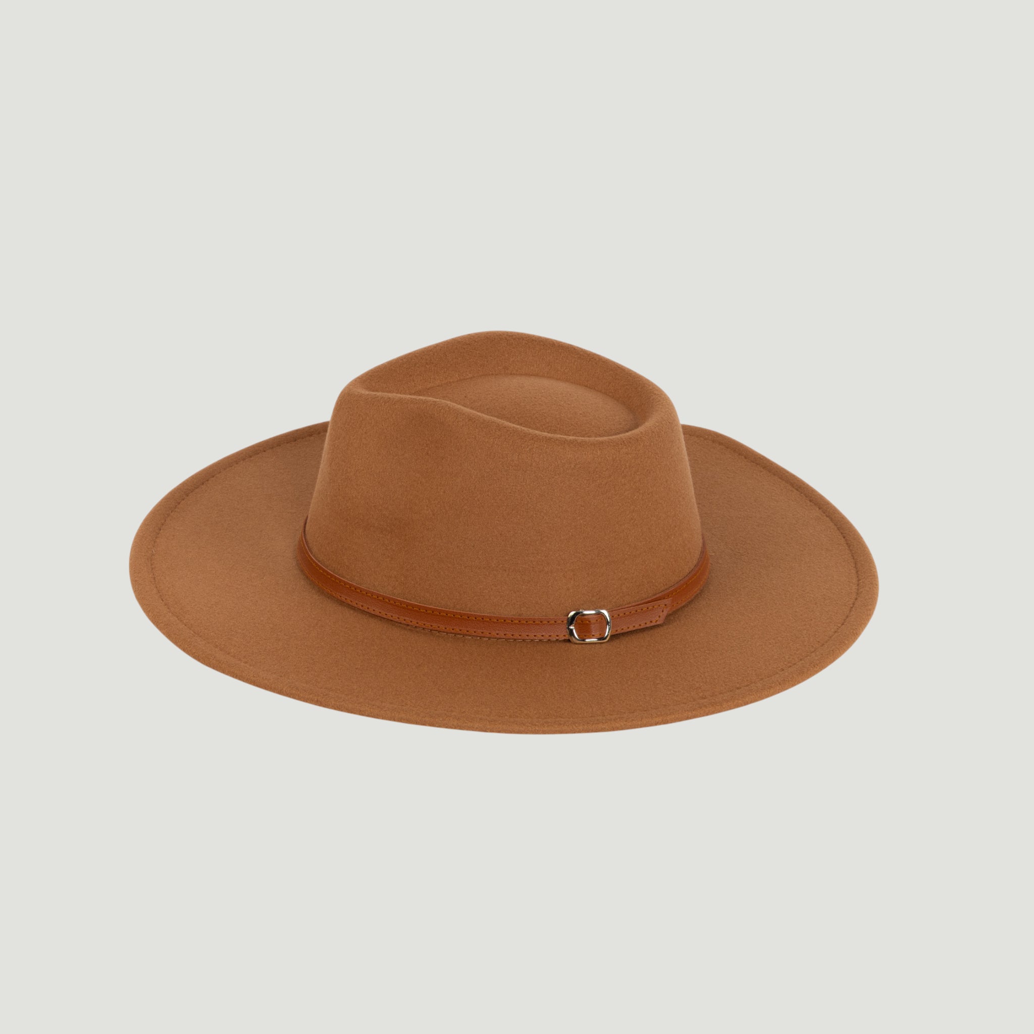 Fedora Hat – Premium Wool Felt, Classic Timeless Style, Elegant & Durable Design – Light Brown