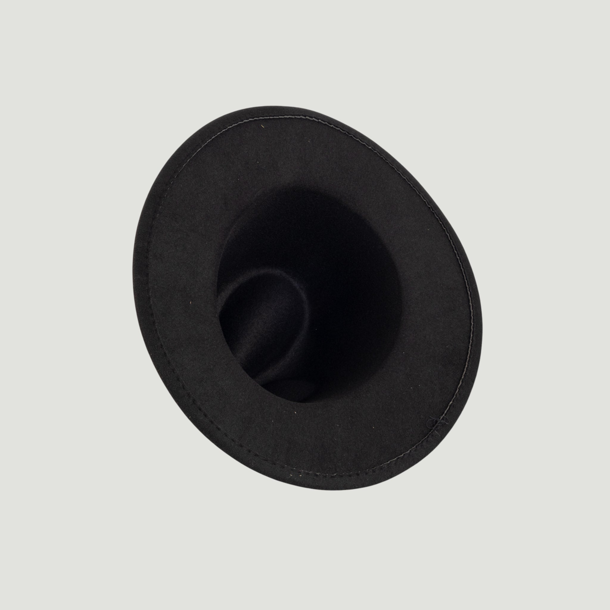Fedora Hat – Premium Wool Felt, Classic Timeless Style, Elegant & Durable Design – Black with Leather belt