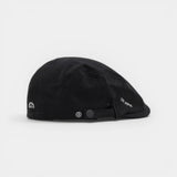 BABA CAP Boho Flat Cap for Men – Premium Cotton Ivy Gatsby Newsboy Driving Hat with Adjustable Strap, Brown