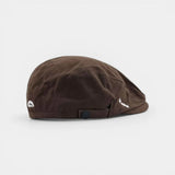 BABA CAP Boho Flat Cap for Men – Premium Cotton Ivy Gatsby Newsboy Driving Hat with Adjustable Strap, Brown