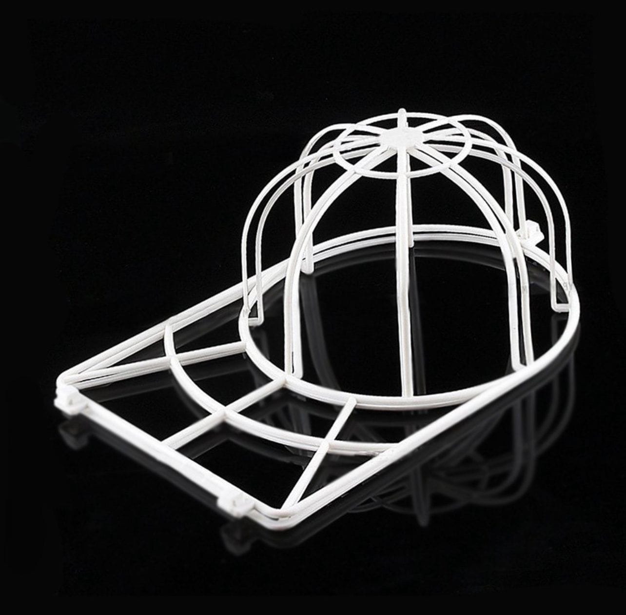 Cap Washer Baseball Sport Hat Cleaner Cleaning Hat Rack Cage - White