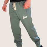 Men's Premium Melton Cotton Jogger Sweatpants – Elastic Cuffed Hem, Adjustable Drawstring Waist, Soft Heavyweight Fabric, Regular Fit, Casual & Sportswear