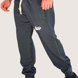 Men's Premium Melton Cotton Jogger Sweatpants – Elastic Cuffed Hem, Adjustable Drawstring Waist, Soft Heavyweight Fabric, Regular Fit, Casual & Sportswear