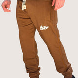 Men's Premium Melton Cotton Jogger Sweatpants – Elastic Cuffed Hem, Adjustable Drawstring Waist, Soft Heavyweight Fabric, Regular Fit, Casual & Sportswear