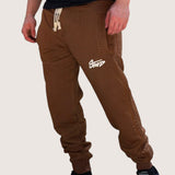 Men's Premium Melton Cotton Jogger Sweatpants – Elastic Cuffed Hem, Adjustable Drawstring Waist, Soft Heavyweight Fabric, Regular Fit, Casual & Sportswear
