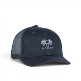 BabaCap Trucker Cap, Black, Cotton Blend, Mesh Back, Adjustable, Embroidered Detail, Curved Brim, for Men and Women